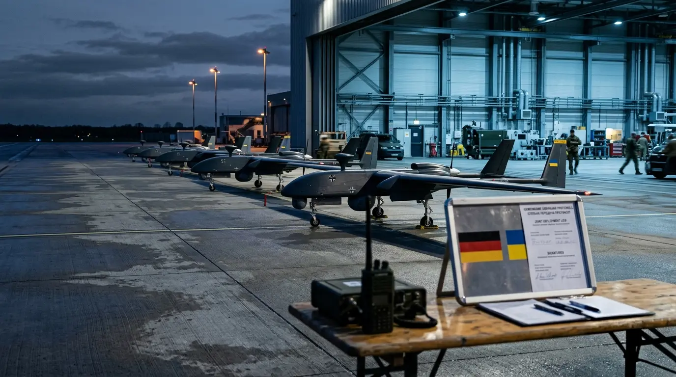 Germany Signs Funding Deal for 50,000 Drones to Ukraine